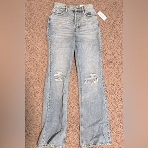Pacsun high rise ripped bootcut jeans size 24